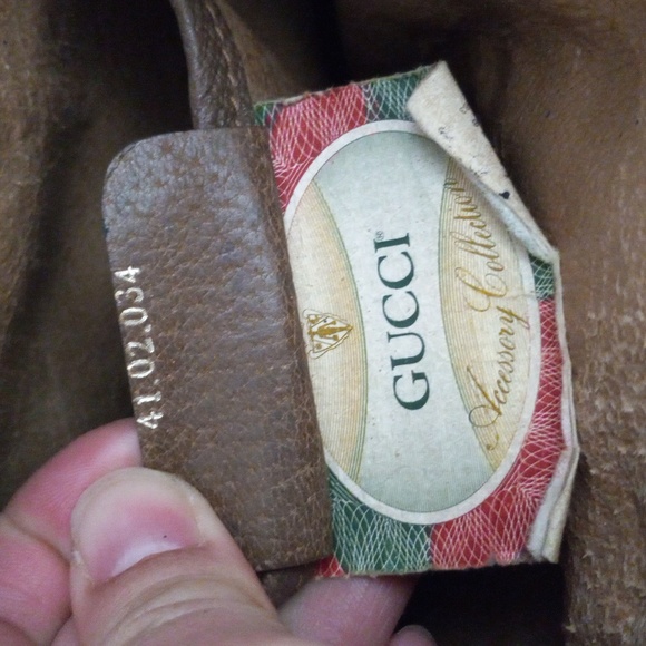 Authentic Vintage Gucci GG Monogram Supreme Sherry Web Ophidia Drawstring Bucket - Picture 11 of 11